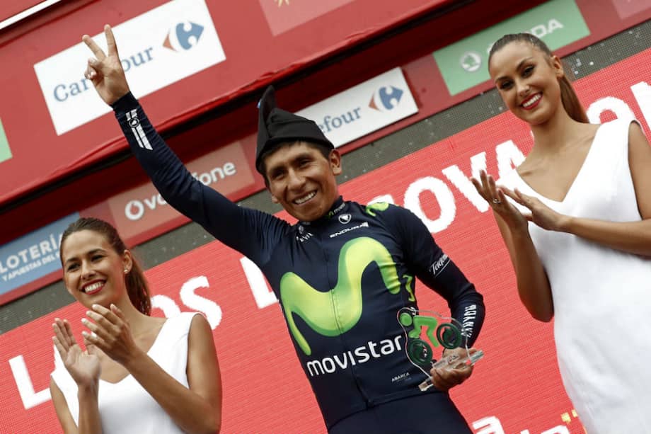 Nairo Quintana es uno de los favoritos a ganar el Giro. / AFP