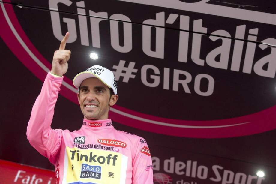 Alberto Contador, virtual campeón del Giro de Italia. / EFE