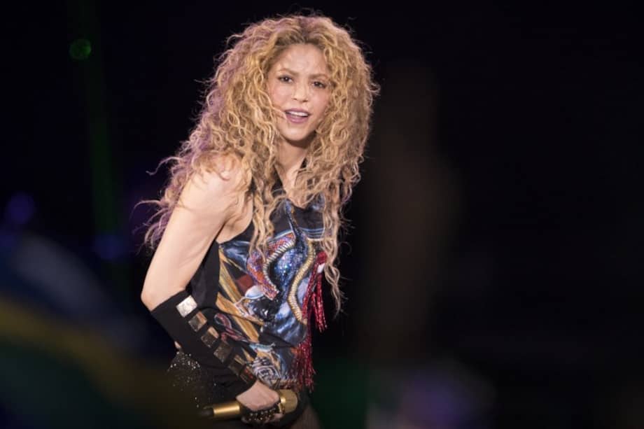 Shakira en el concierto de "El Dorado World Tour" en París, Francia. / AFP
