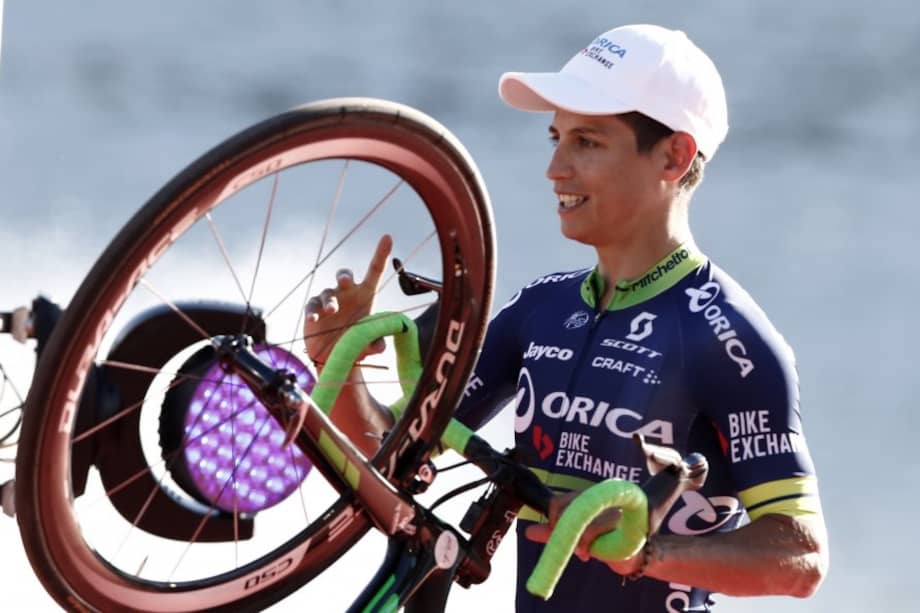 El ciclista colombiano Esteban Chaves, subcampeón del Giro de Italia y tercero en la Vuelta a España.