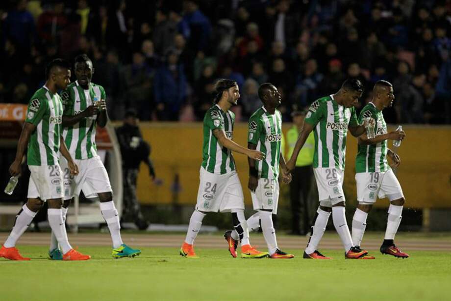 Nacional quiere ser el primer equipo colombiano en conseguir dos Libertadores. / AFP