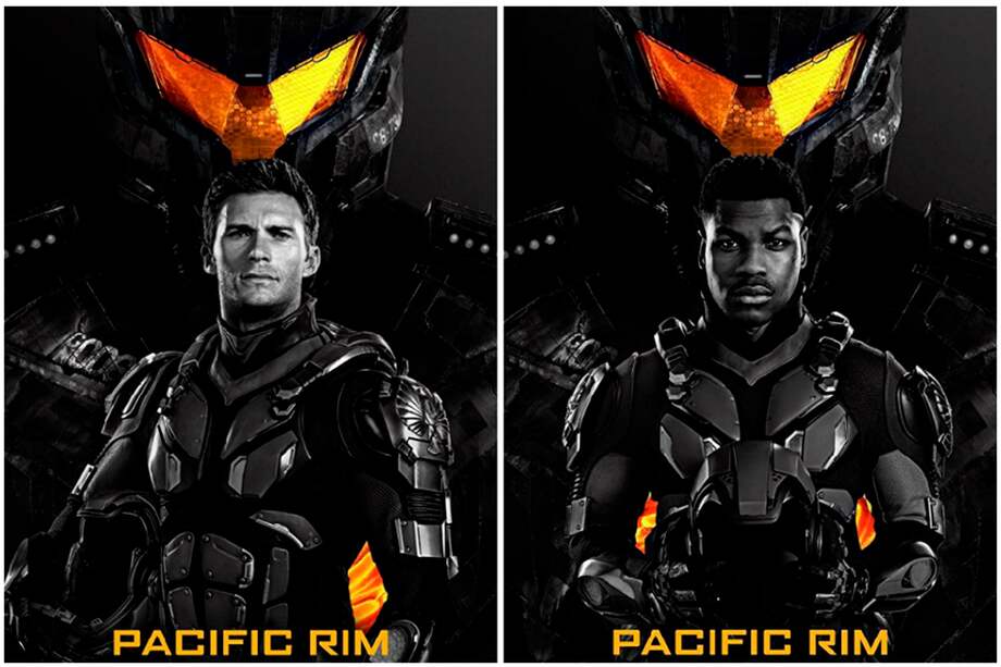 Los actores Scott Eastwood y John Boyega.