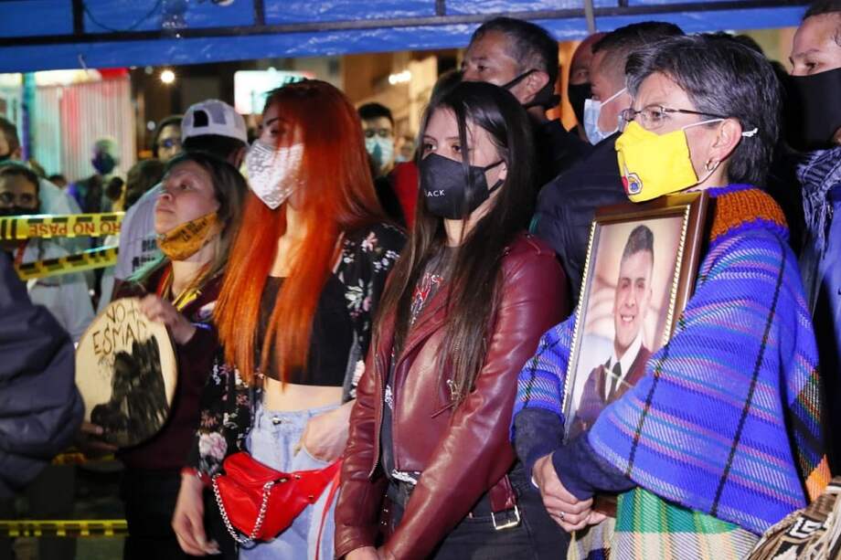 La mandataria fue invitada, por la familia de Dilan Cruz, al homenaje.