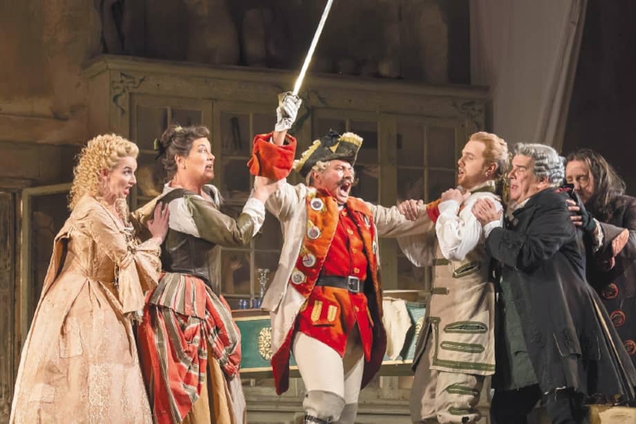 Obras como "El barbero de Sevilla" han sido adaptadas a esta expresión artística, para la cual Claudio Monteverdi es reconocido como el primer gran compositor con su ópera "La coronación de Poppea". (Photo by John Snelling/Getty Images)