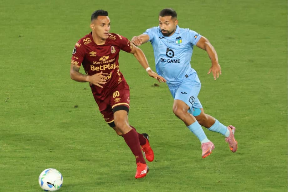 Brayan Rovira, jugador de Deportes Tolima.