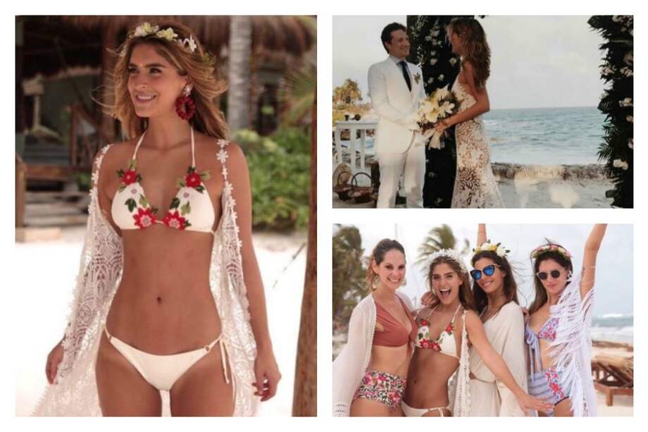 Las mejores fotos de la segunda boda de Laura Tobón en México