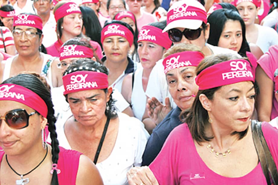 Mujeres pereiranas marcharon contra el estigma sexual