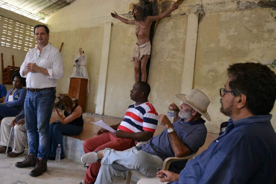 Iván Márquez, jefe negociador de las Farc pide perdón a las víctimas de Bojayá.