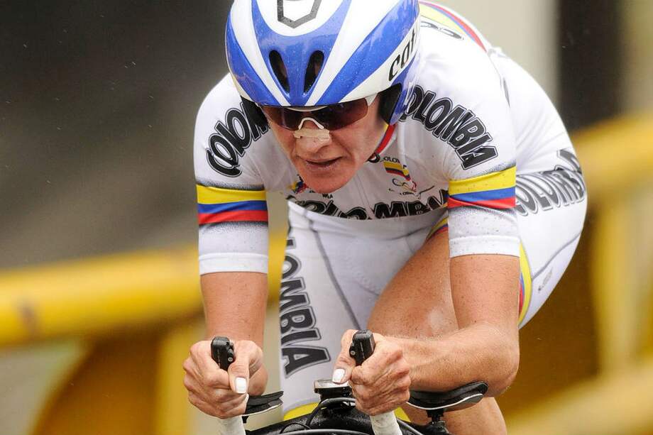 A sus 45 años de edad, María Luisa Calle sueña con participar en los próximos Juegos Olímpicos de Brasil 2016. / EFE