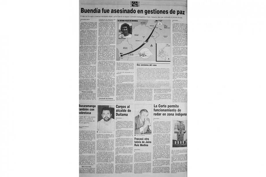 Carlos Manuel Prada, alias “Enrique Buendía”, fue asesinado en 1993. / Archivo