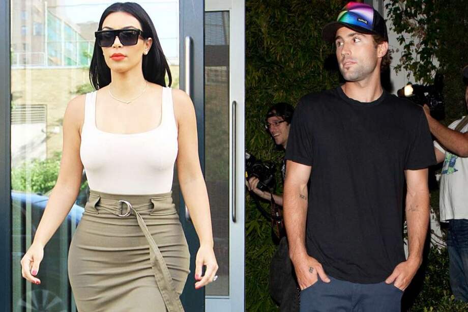 Kim Kardashian y Brody Jenner.