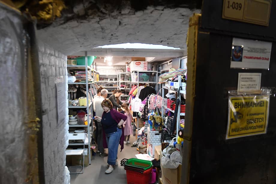 Durante un año y medio, Galina Artyomenko ha recaudado fondos para ayudar a los refugiados de Ucrania después de que el Kremlin lanzara su invasión.