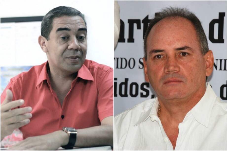 Arturo Calderón, candidato del Partido Liberal, y Francisco Ovalle, del Partido de La U. / Cortesía “El Pilón”