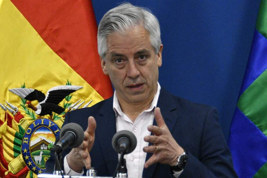 El vicepresidente de Bolivia, Álvaro García Linera, convocó al opositor Carlos Mesa a participar de la mesa de auditoria. / AFP