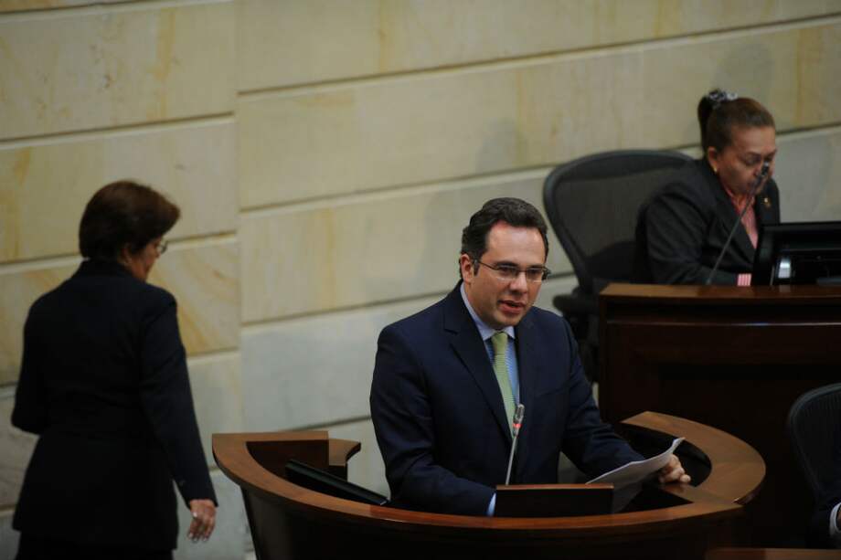 Álvaro Motta cuando fue candidato para magistrado de la Corte Constitucional. / Mauricio Alvarado - El Espectador