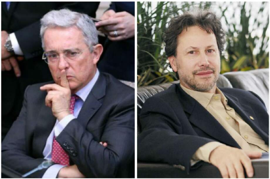 El expresidente Álvaro Uribe- Néstor Raúl Correa, secretario de la JEP. /Foto: Archivo-Luis Benavides