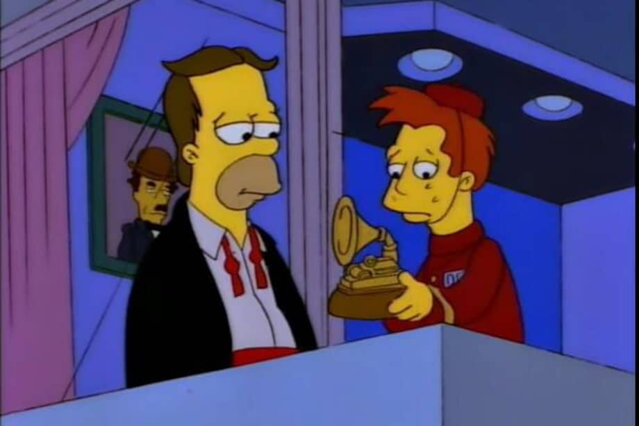 Cuando Homero hizo parte de Los Borbotones, un cuarteto de música soul integrado por el jefe de la familia amarilla, el profesor Seymour Skinner, Barney Gómez y Apu, obtuvo un Grammy.