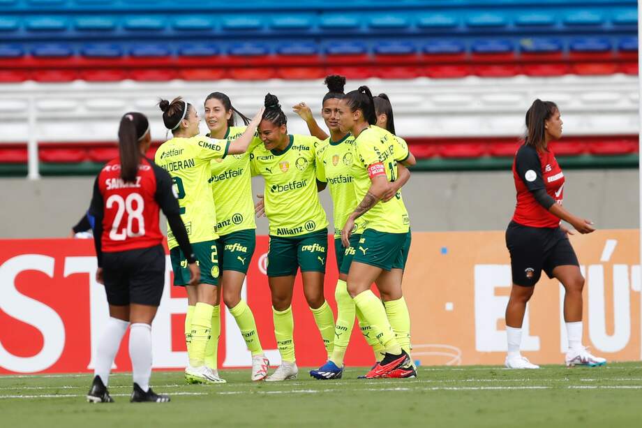 Las jugadoras de Palmeiras van firme en su propósito de defender el título de la Copa Libertadores Femenina.