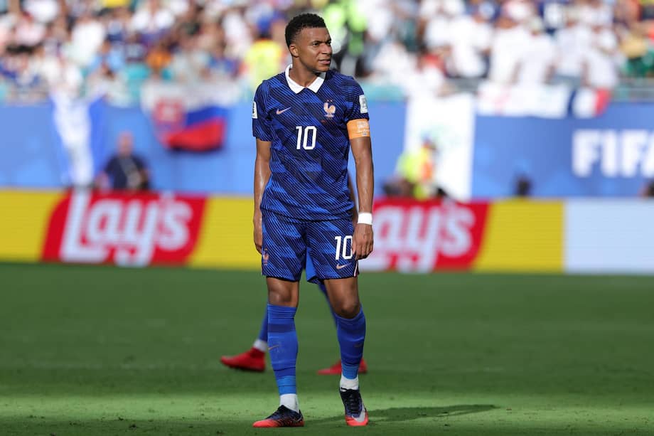 Kylian Mbappé durante el partido por el tercer puesto en el Mundial 2026 entre Francia e Inglaterra, el sábado 18 de julio, en el Hard Rock Stadium de Miami, Florida, en Estados Unidos.