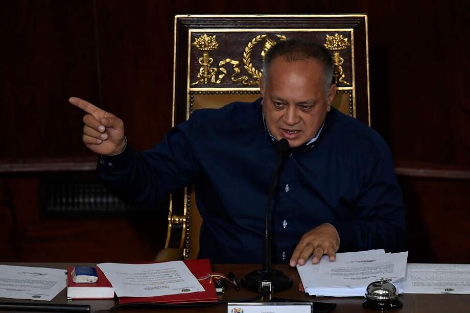 Diosdado Cabello, presidente de al Asamblea Nacional Constituyente de Venezuela. / AFP