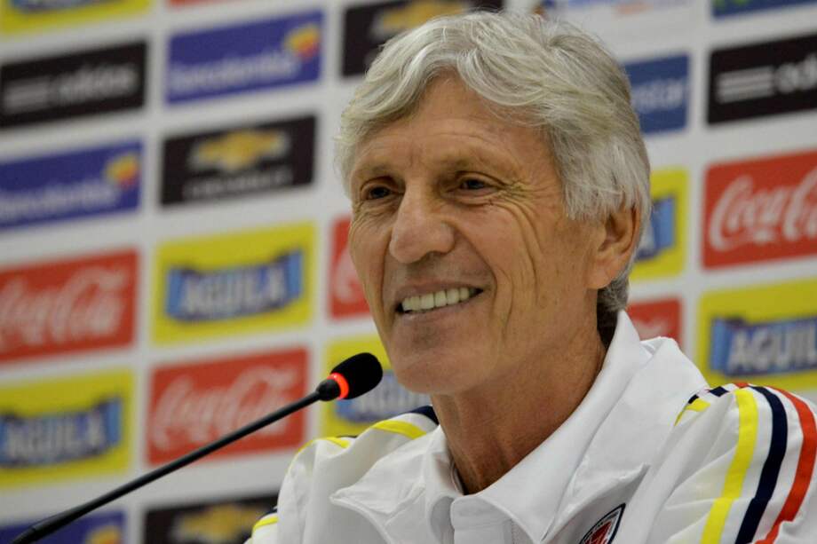 José Néstor Pékerman, entrenador de la selección Colombia.
