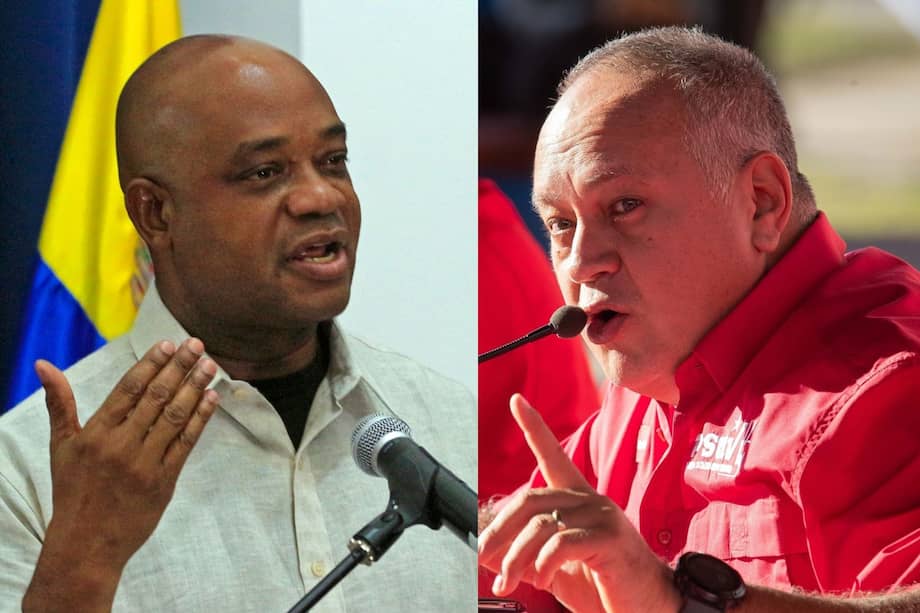 Canciller, Luis Gilberto Murillo, y dirigente venezolano Diosdado Cabello.