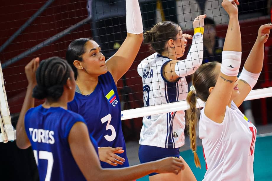 Colombia derrotó a Ecuador y sumó su segundo triunfo en la Copa Sudamericana de voleibol