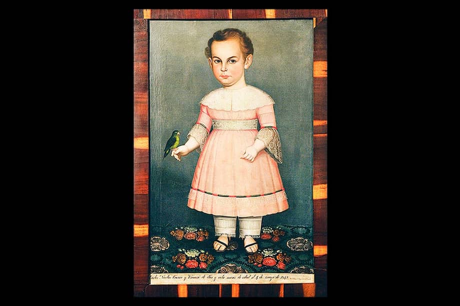 ‘Retrato del niño Cuervo’, de José Miguel Figueroa, siglo XIX.