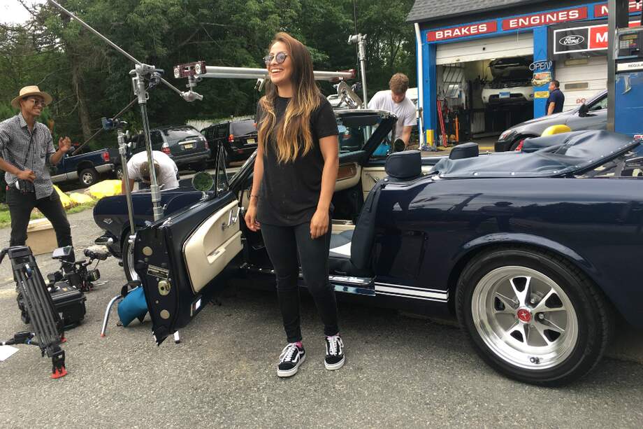 María Manrique también se ha ganado la vida grabando comerciales para marcas como Spotify, Colgate, General Electric y Los Yankees. / Archivo particular