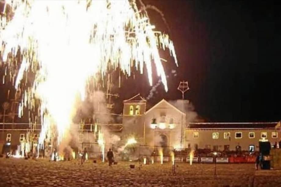 Festival de Luces en Villa de Leyva.