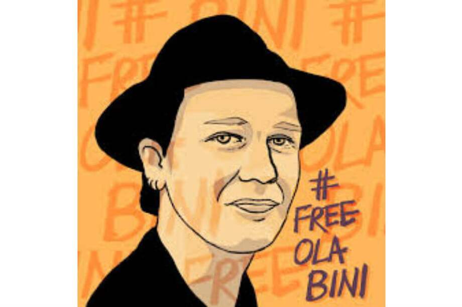 Afiche sobre Ola Bini, elaborado por un grupo de sus defensores. / Cortesía