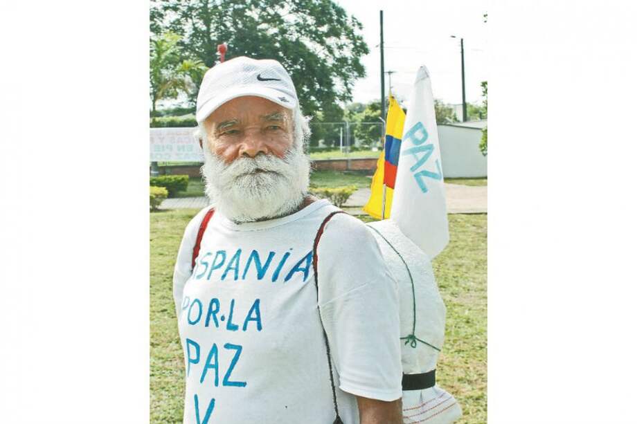 El Papá Noel caminante