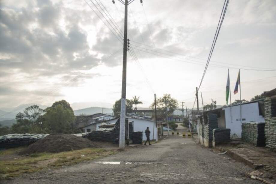 La estación de Policía en el casco urbano del municipio de Caldono. / / Manuel Noguera