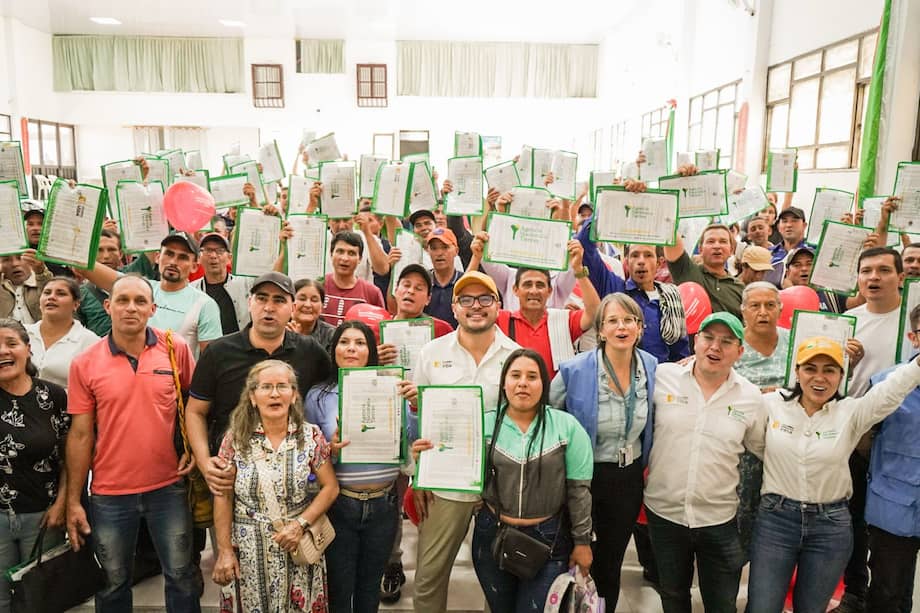 Unos 1.480 campesinos accedieron a servicios claves para la formalización y adquisición de tierras. / Cortesía ANT