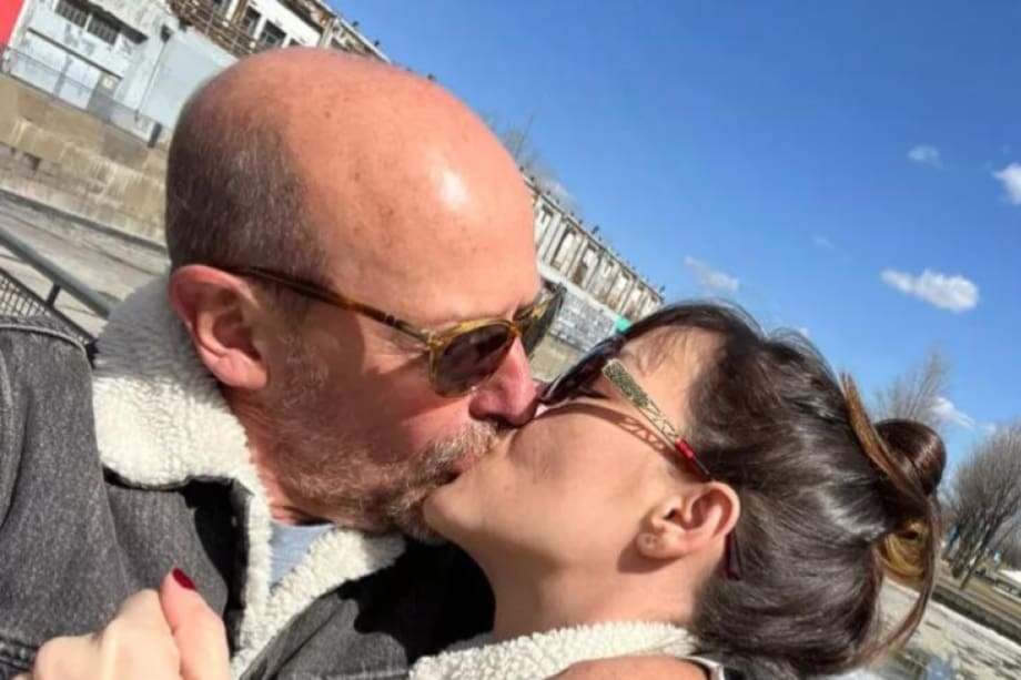 Diego Trujillo y su exnovia.