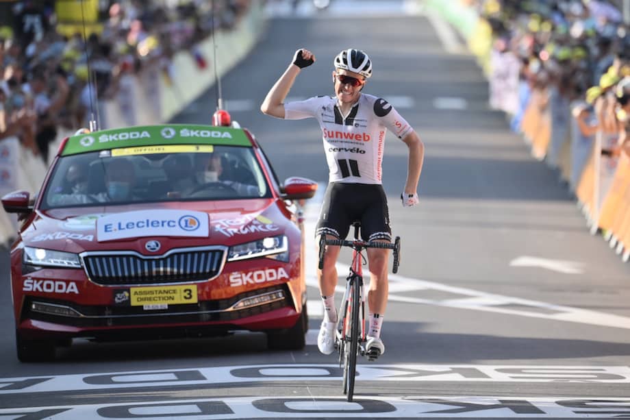 Kragh Andersen también se impuso en la etapa 14 del Tour de Francia 2020.