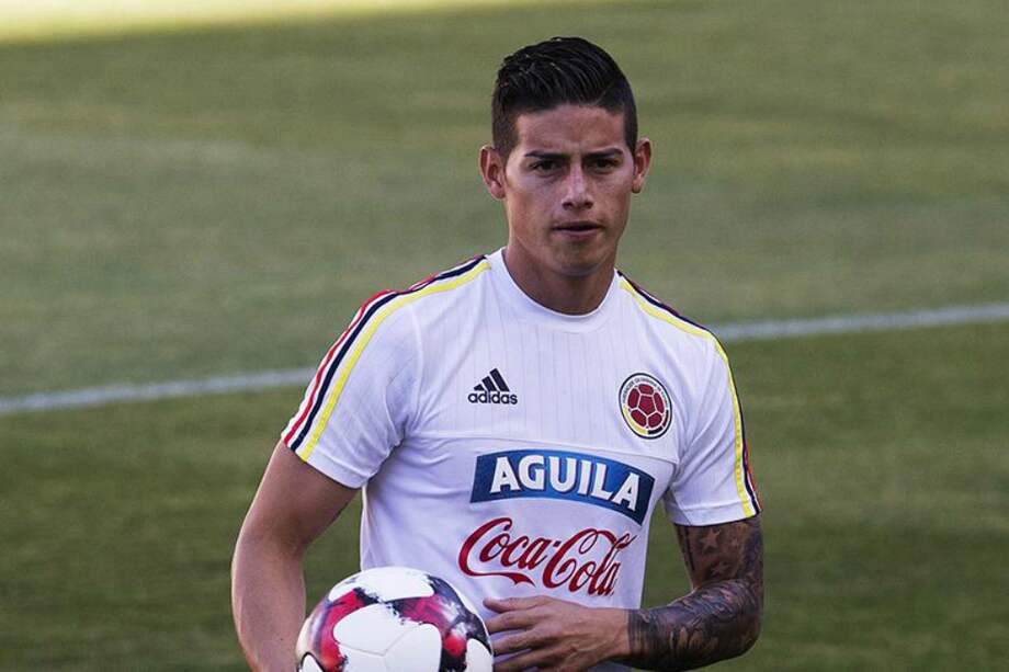 James Rodríguez, volante de la selección colombiana de fútbol. / EFE