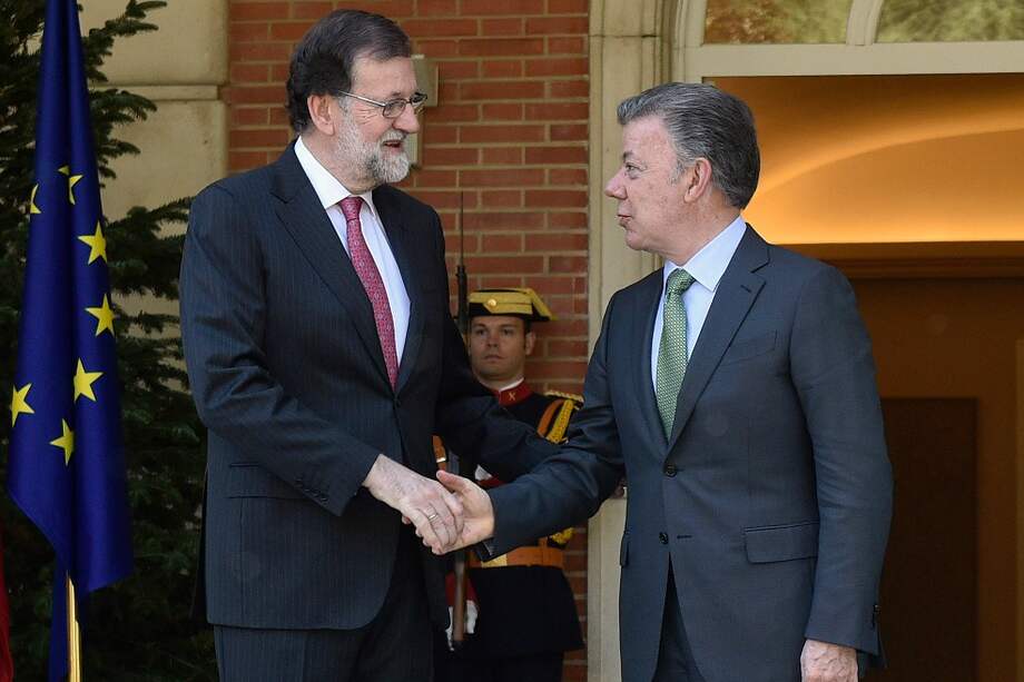 Mariano Rajoy, presidente de España, y Juan Manuel Santos, presidente de Colombia. / SIG