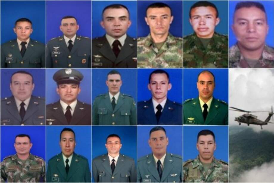 Cuerpos de los 17 militares muertos en accidente aéreo no presentan heridas por armas de fuego