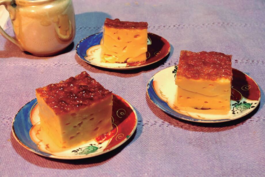 Leche asada con panela