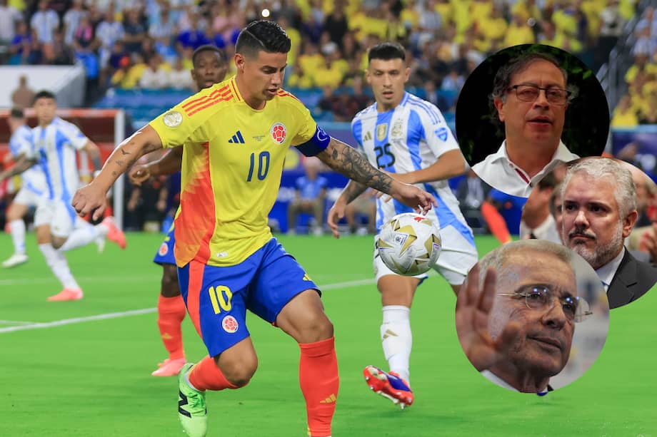 Reacciones de Petro, Uribe y otros políticos al resultado de la selección Colombia en la Copa América.