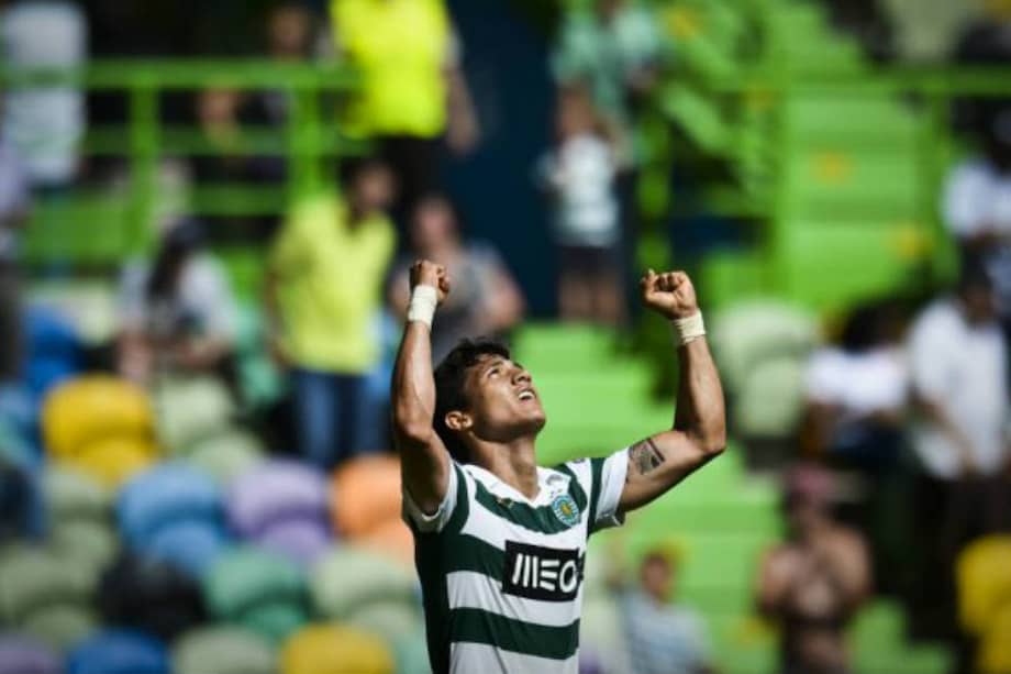 Fredy Montero, delantero colombiano goleador del Sporting de Lisboa. / Archivo El Espectador