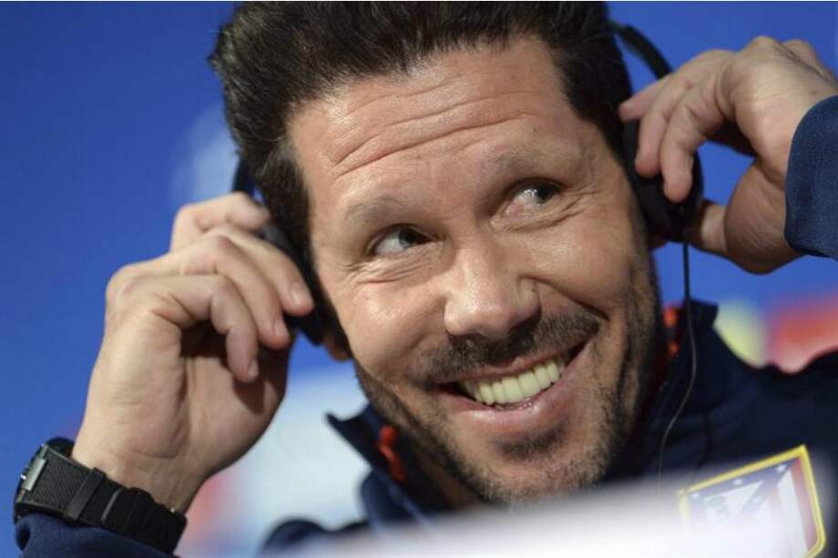 Simeone buscará el 28 de mayo conseguir por primera vez en la historia la Liga de Campeones para el Atlético de Madrid. / EFE