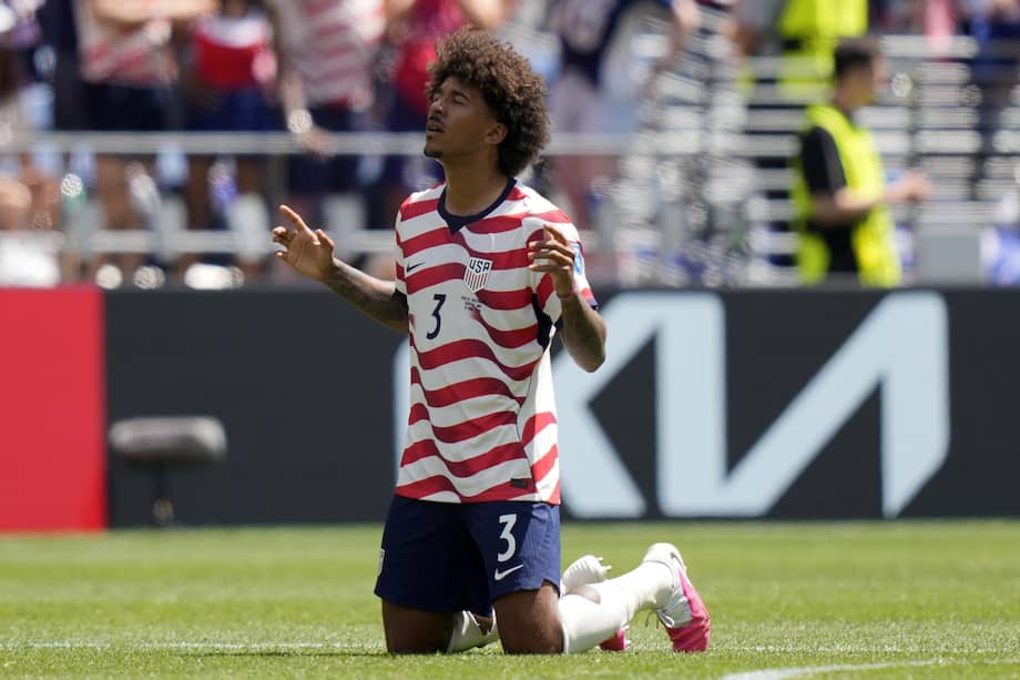 Malik Tillman celebra la victoria 2-0 de Estados Unidos sobre Australia este viernes 19 de junio en la segunda jornada del grupo D de la Copa Mundial de la FIFA Norteamérica 2026.