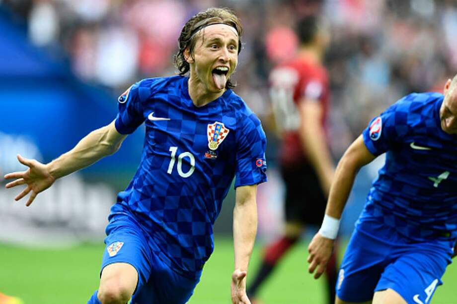 Luka Modric, mediocampista del seleccionado croata. / AFP