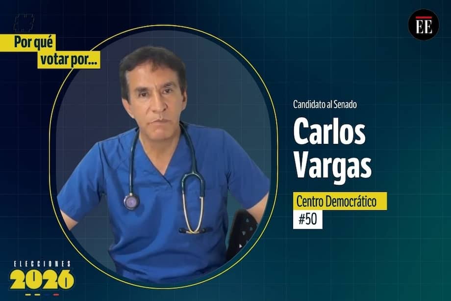 Carlos Vargas, candidato al Senado.