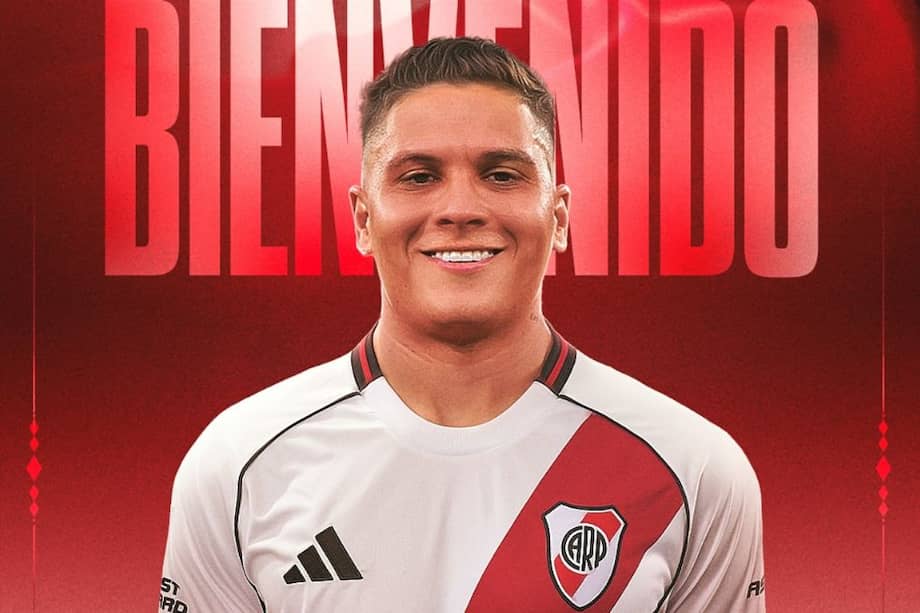 Tras jugar el primer semestre de 2025 en América de Cali, Juan Fernando Quintero fue presentado como nuevo jugador de River Plate.