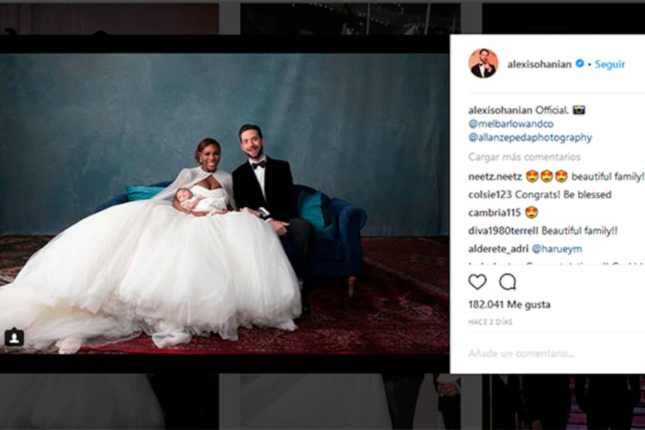 Serena Williams y Alexis Ohanian. / Tomada de Instagram.com/alexisohanian