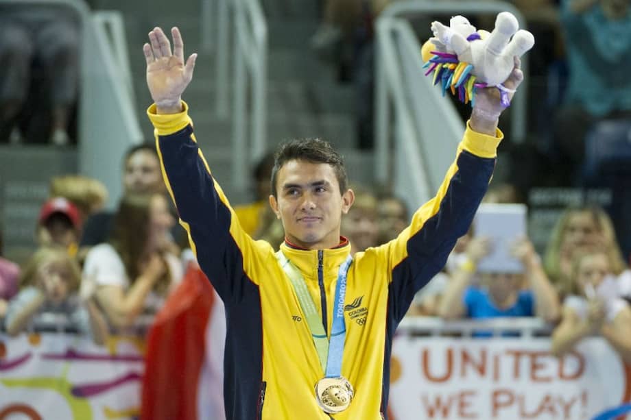 Jossimar Calvo ganó tres medallas de oro en los Panamericanos. Foto: AFP