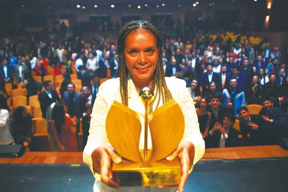 María Teresa Sinisterra, ganadora en la categoría Sostenibilidad y economías ambientales.